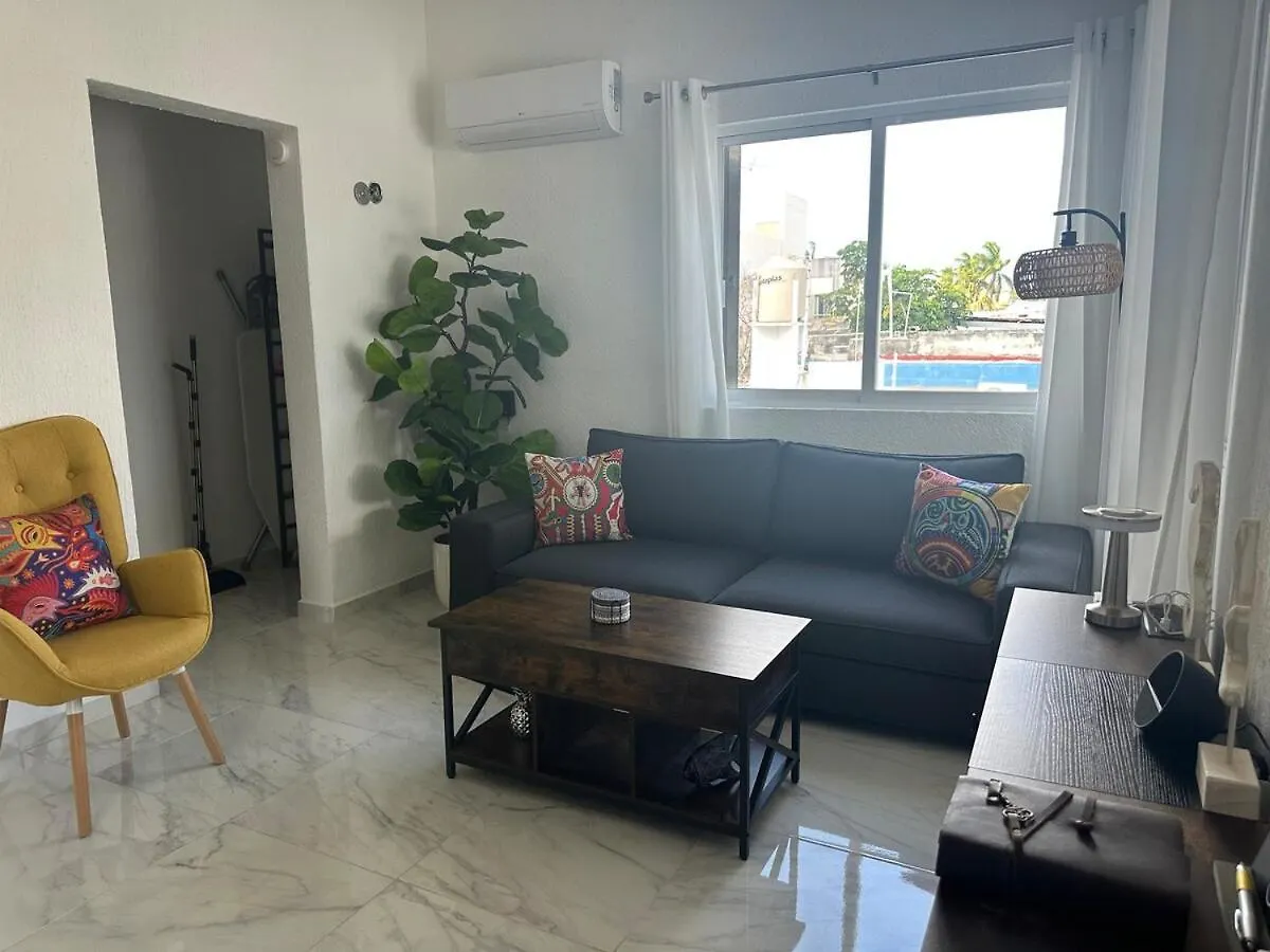 Apartamento Lit King, Netflix & Piscine, Propre & Neuf Cozumel México